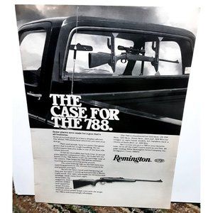 1978 Remington 788 Print Ad Vintage Original